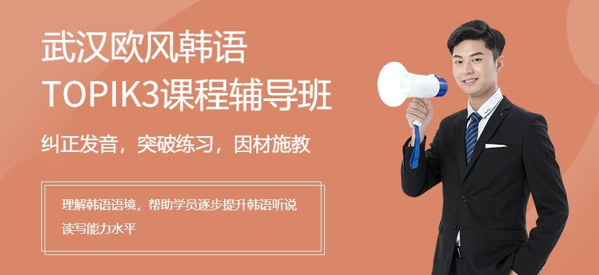 武汉欧风韩语TOPIK课程