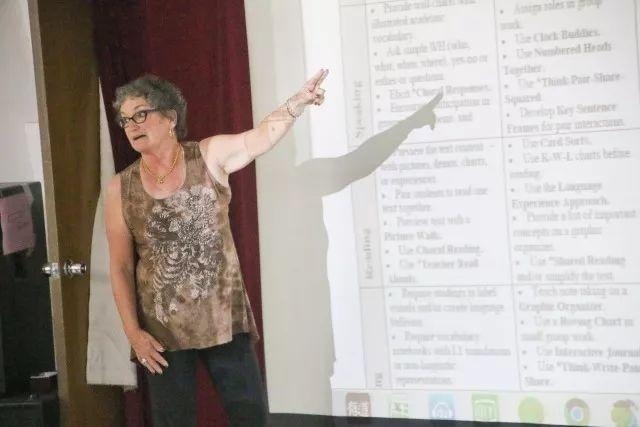 Judi Watson讲解“教学策略”法.jpg