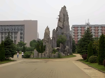 武汉长江实验学校国际部校园一角