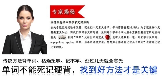 英语词汇精讲班