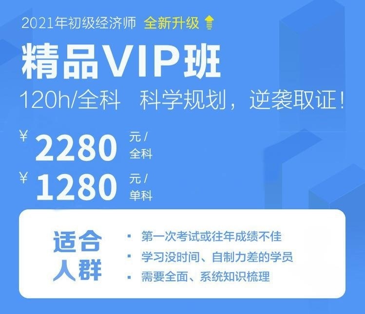 初级经济师辅导课程