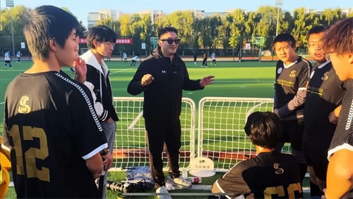 北京佳莲学校曲棍球比赛