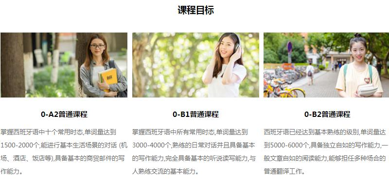 西班牙语培训目标