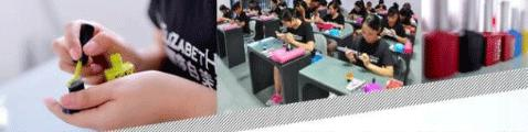 ——佛山伊丽莎白美容美甲培训学校美甲课堂