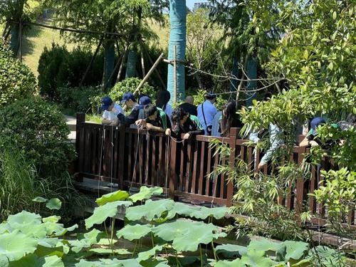 苏州阿德科特学校学生钓鱼