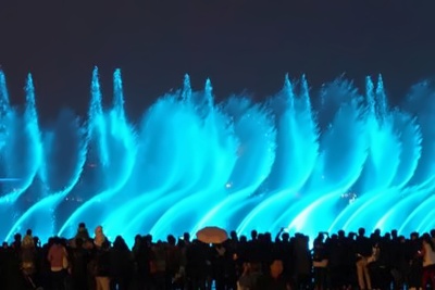 苏州的广场喷泉