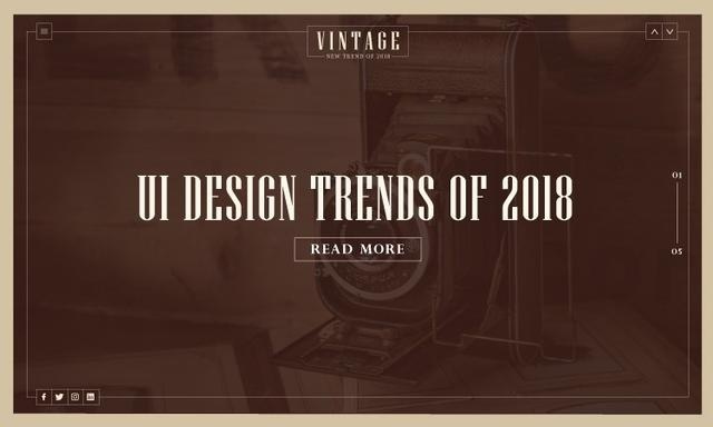 2018年UI流行元素