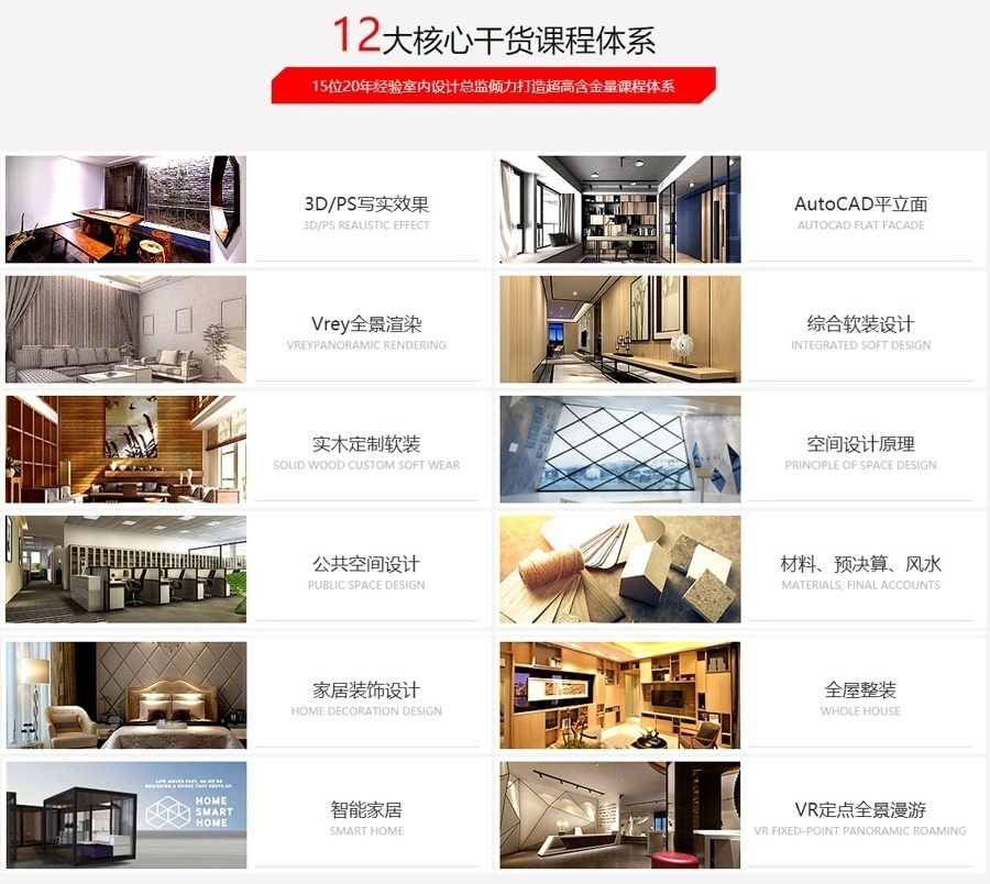 12大核心干货课程体系