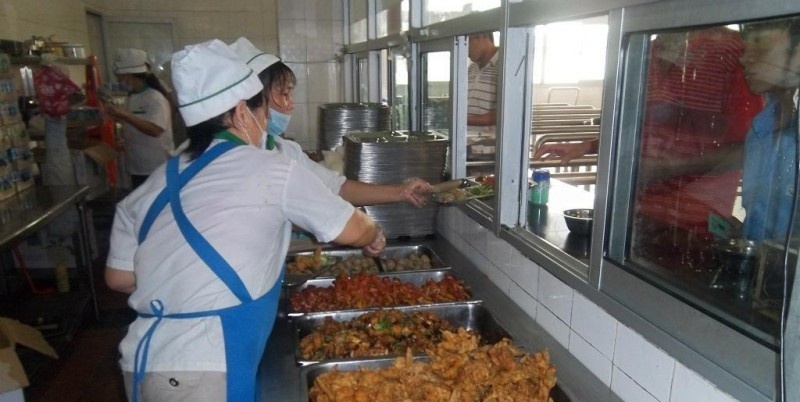 靖远平堡职业技术中学食堂