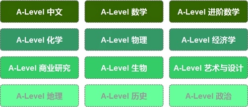 同洲米德中心开设的A-Level科目.jpg