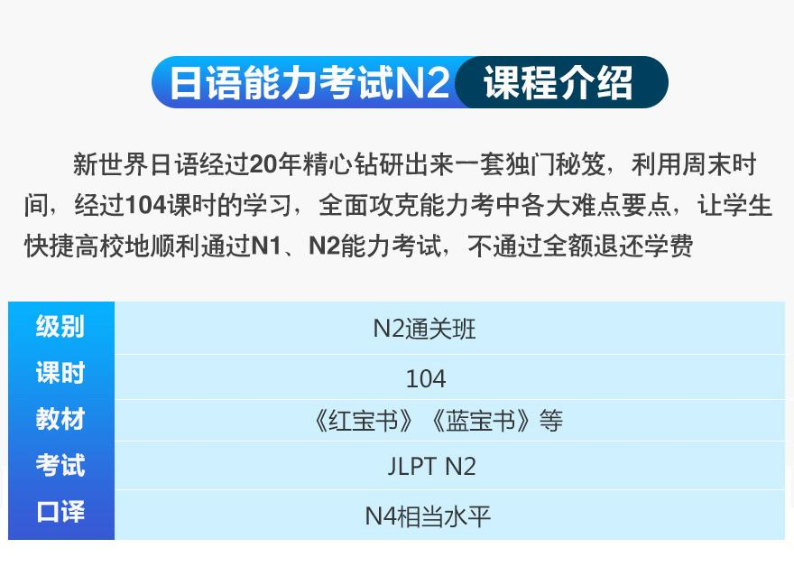 上海日语中高级等级考试培训外教小班 日语N2签约通关班 上海日语初级基础口语笔试学校兴趣班