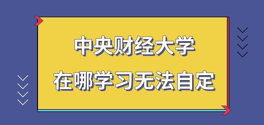 中央财经大学在职研究生在哪学习可自定吗