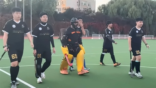 北京佳莲学校曲棍球比赛