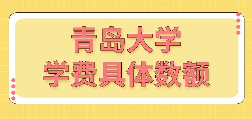 青岛大学在职研究生学费
