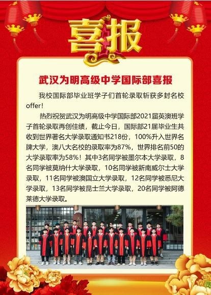 武汉为明高级中学国际部