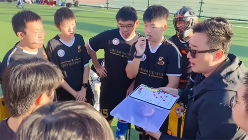 北京佳莲学校曲棍球比赛