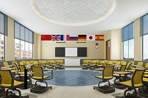 北京外国语大学附属海南外国语学校语言教室