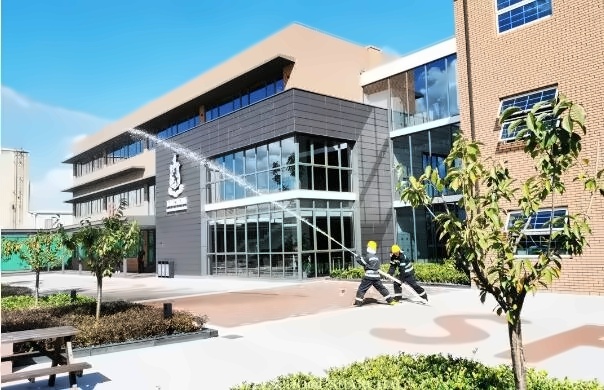 上海莱克顿学校消防演练活动
