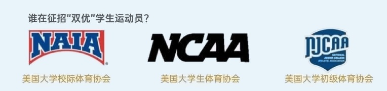 光華美高與美國大學(xué)生體育協(xié)會NCAA、美國大學(xué)校際體育協(xié)會NAIA，美國大學(xué)初級體育協(xié)會NJCAA三個聯(lián)盟合作緊密.jpg