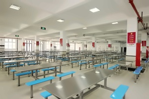 上海金山区枫叶学校食堂