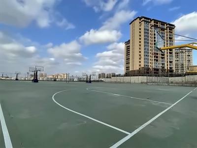 青岛墨尔文中学篮球场