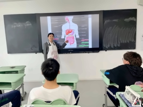 湖州帕丁顿双语学校学生上课