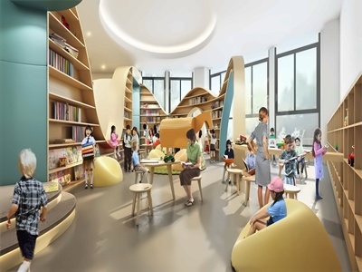 东华文泽学校幼儿园图书室