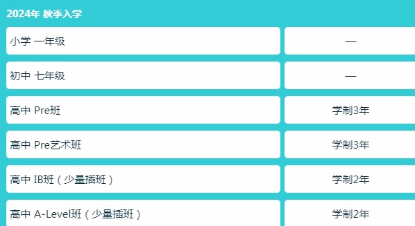 蘇州諾德學校招生計劃