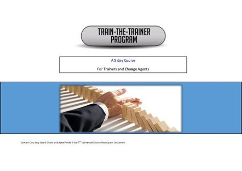 TTT职业培训师精品课程