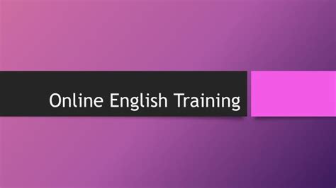 北京在线英语培训