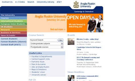 英国安格利亚鲁斯金大学在职研究生招生简章