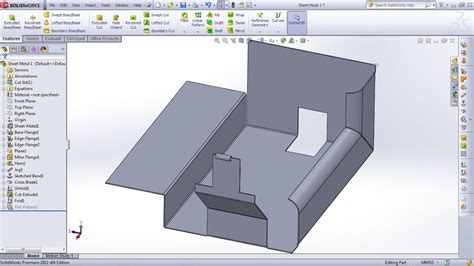 【solidworks教程钣金】