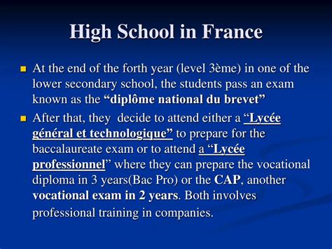 启德留学法国入读高中生课程