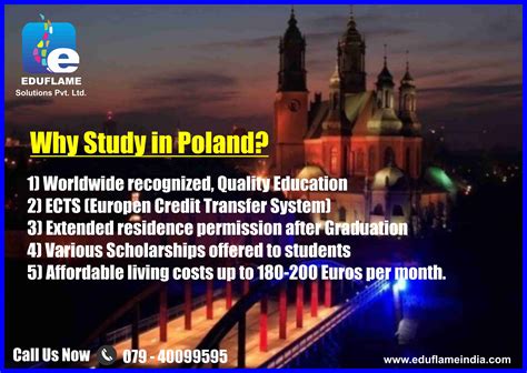 波兰留学不同阶段的申请条件和方案