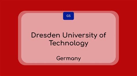 德国德累斯顿工业大学国际专业汇总介绍