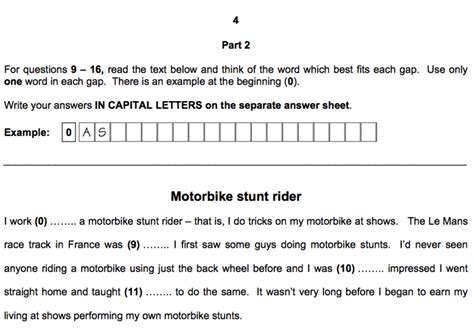考前專項(xiàng)FCE閱讀