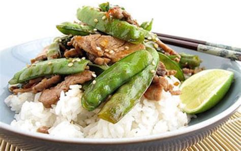 豌豆炒肉