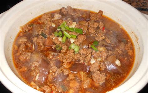 肉末茄子煲