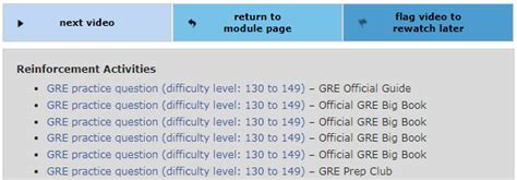 GRE 强化