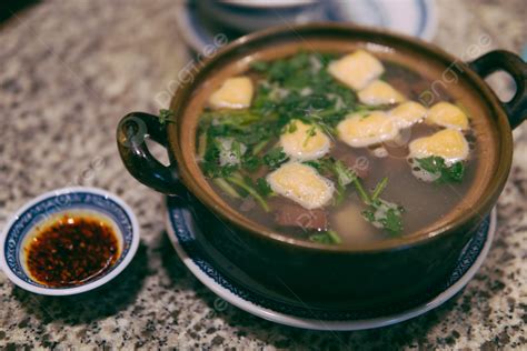 老鸭血粉丝汤