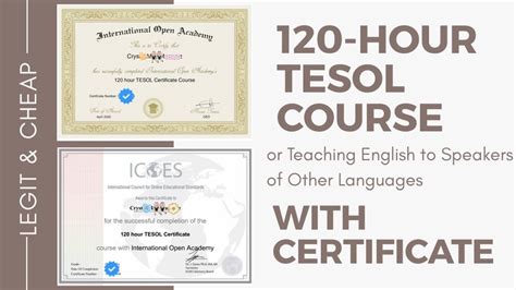TESOL国际教师资格证培训课程