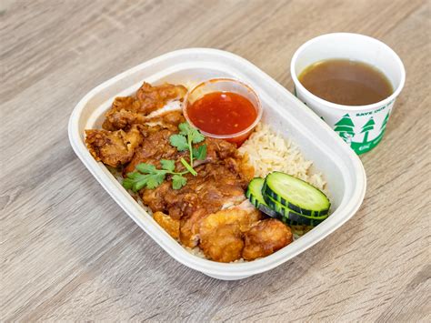 脆皮雞米飯