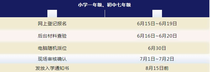 中加楓華國際學(xué)校報名時間