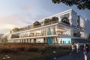 北京市顺义区诺德安达学校全景图
