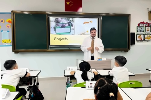 南通州外国语学校课堂