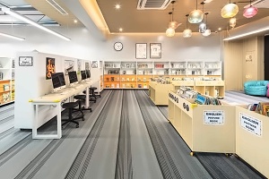 上海赫贤学校阅览室