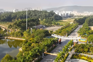 广东金融学院出国留学校园环境俯瞰校园
