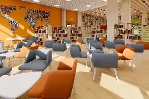 中育贝拉国际产业学院图书馆