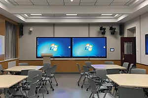 北京开放大学国际课程中心教室