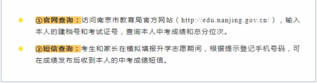 中考成績查詢方式